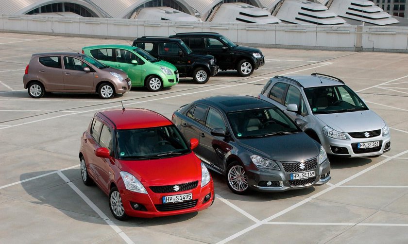 Автомобильный ряд Сузуки автомобилей