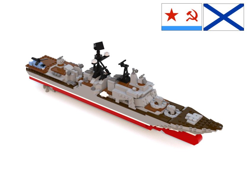 Лего крейсер Петр Великий