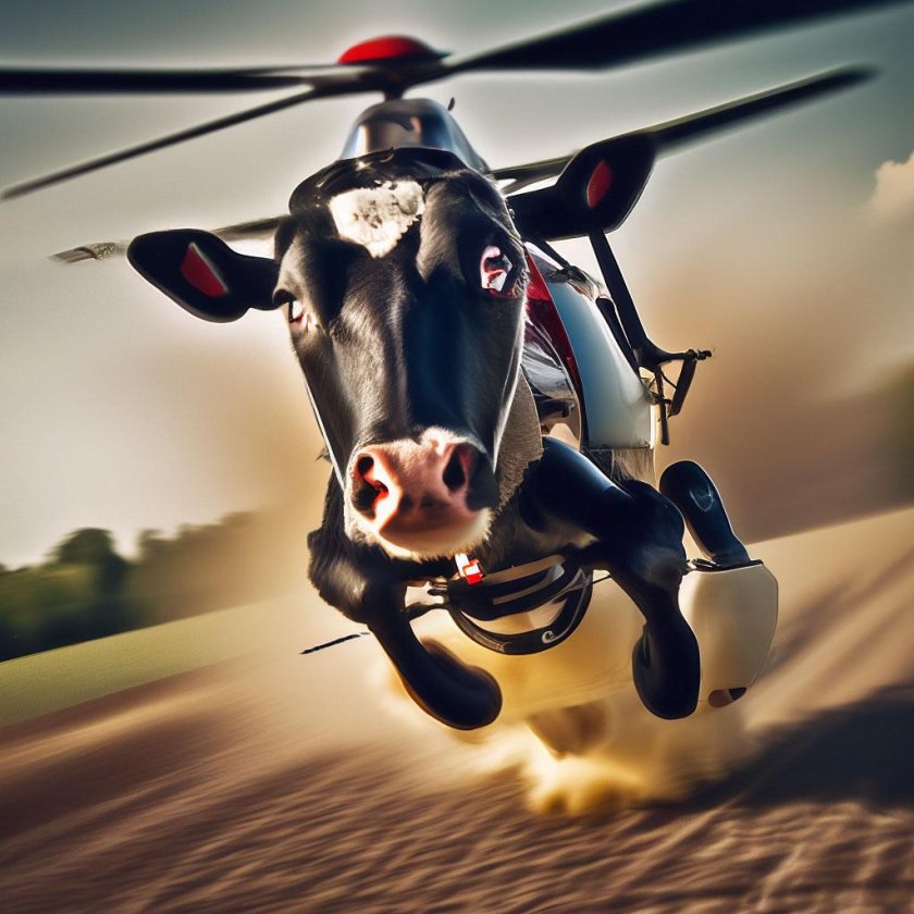 Мимино корова на вертолете
