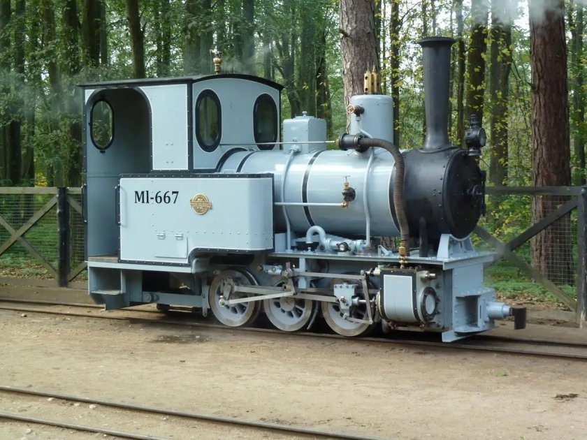 Узкоколейный паровоз вп4
