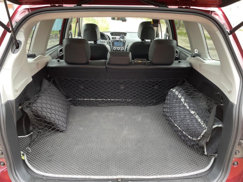 Субару Форестер SJ сетка в багажник