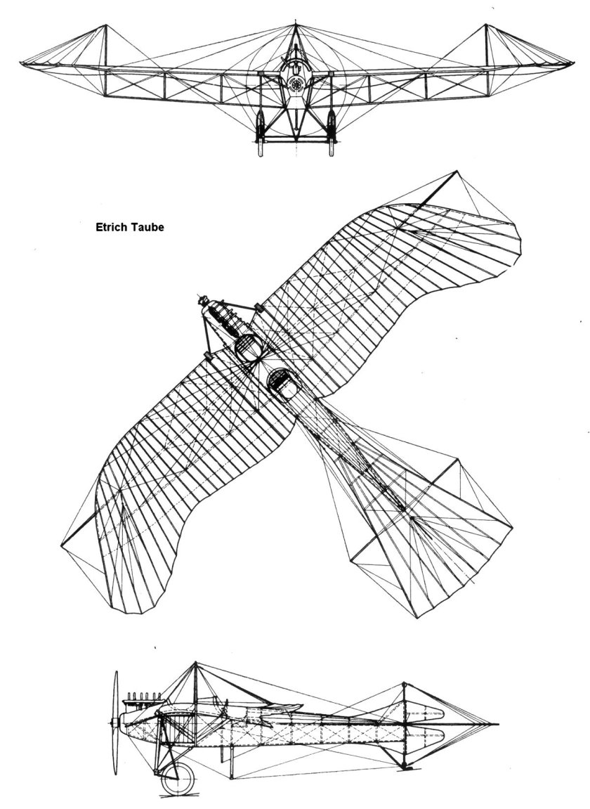 Самолет Румплер Таубе