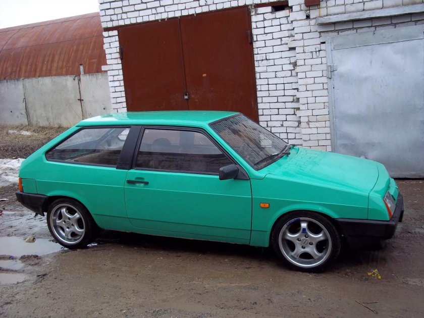 Лада 2108 зеленая