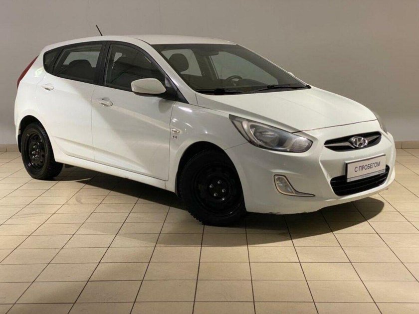 Хендай Солярис хэтчбек белый