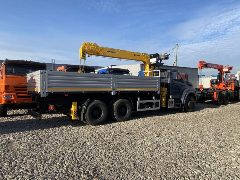 КМУ МАЗ 6302c5-575-080 (евро-5) + Soosan scs746l