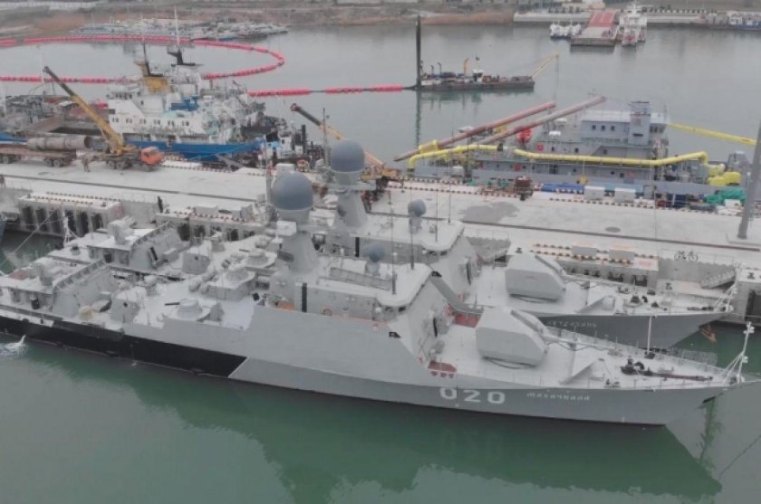 Каспийская флотилия в Каспийске