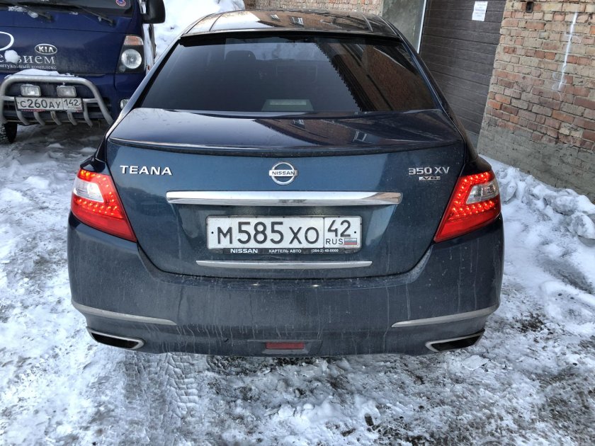 Teana j32 сзади