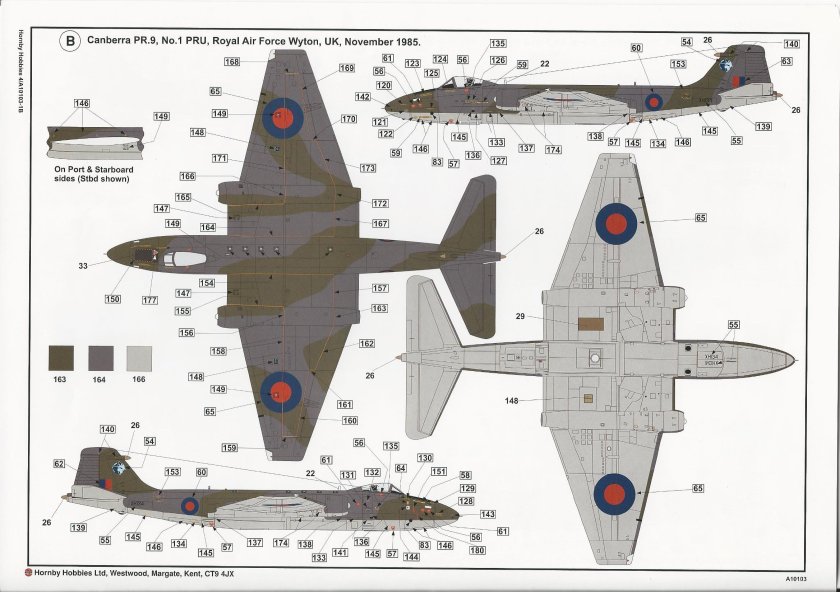 B-57 Canberra чертежи