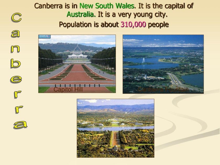 Canberra is the capital of australia