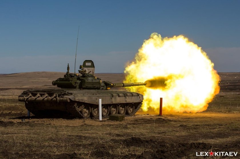 Т-72 выстрел