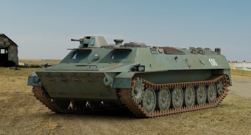 Гусеничный тягач МТЛБ