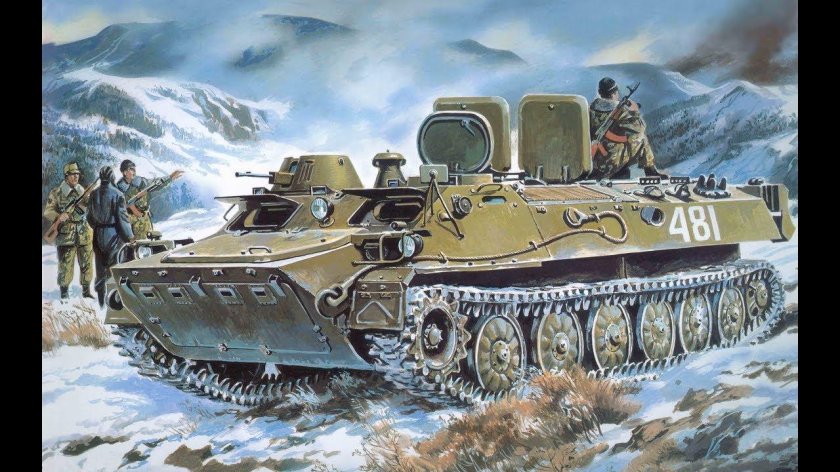 Транспортер тягач МТ ЛБ