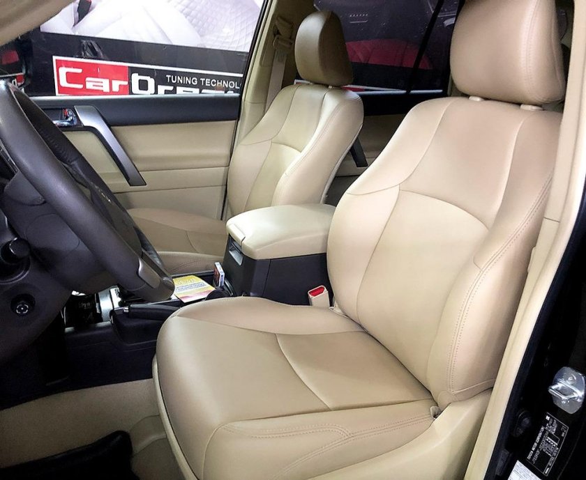 Кожаный салон Прадо 150