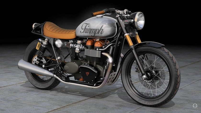 Мотоцикл Триумф Cafe Racer