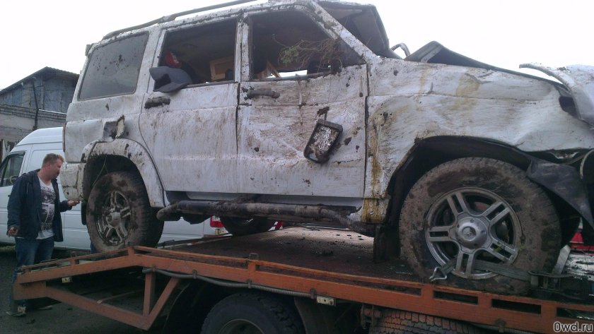 УАЗ пикап битый