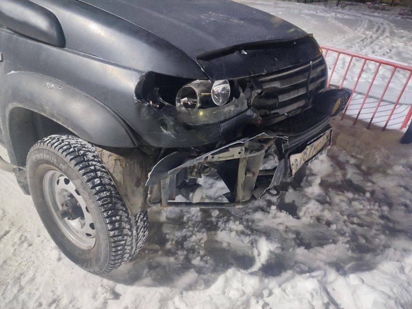 УАЗ Патриот после ДТП