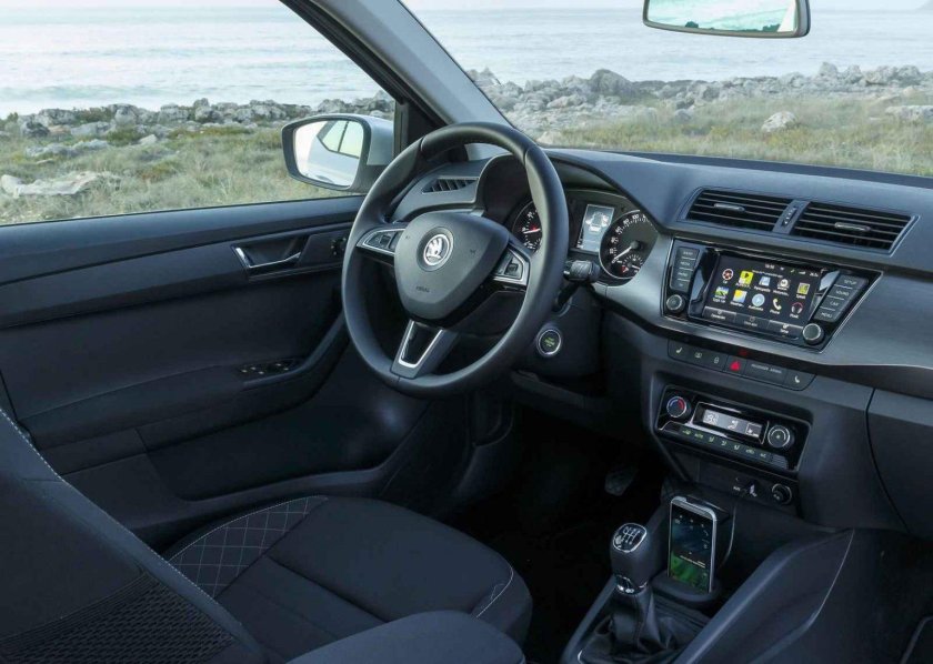 Skoda Fabia салон