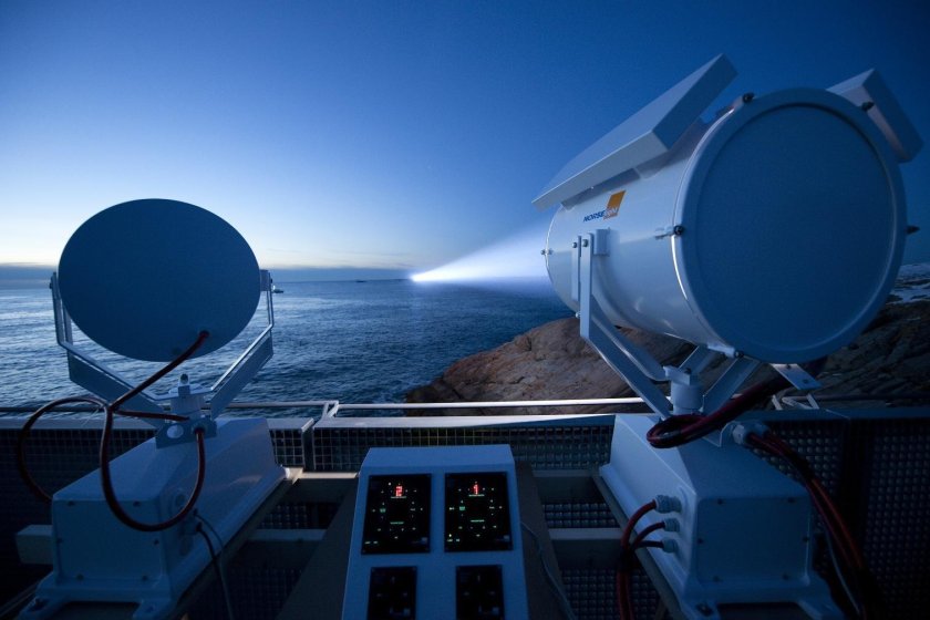 Корабельный прожектор семафор