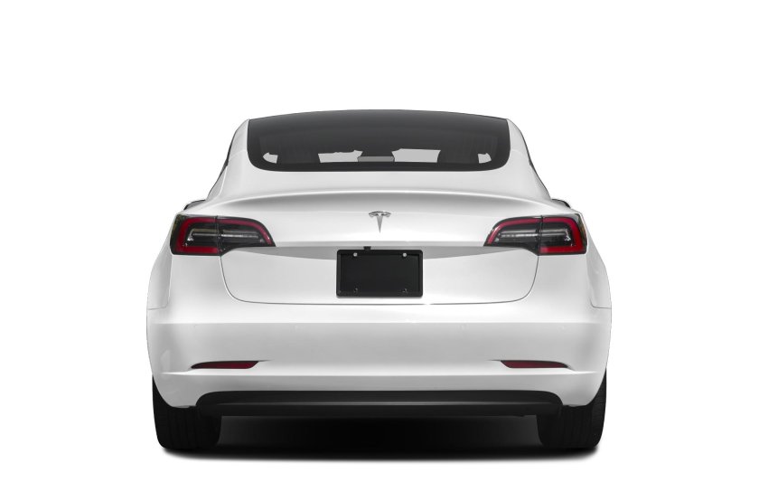 Тесла модел 3 сзади