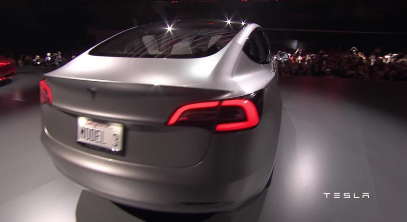 Tesla model 3 задние фонари
