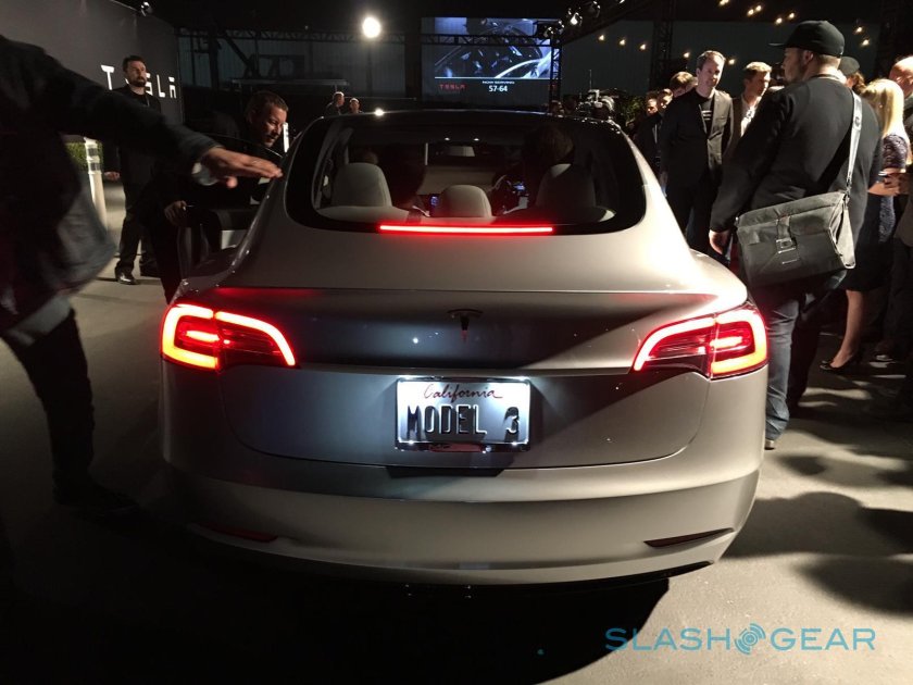 Tesla model 3 Rear