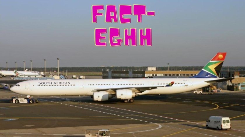 A340-600 c человеком