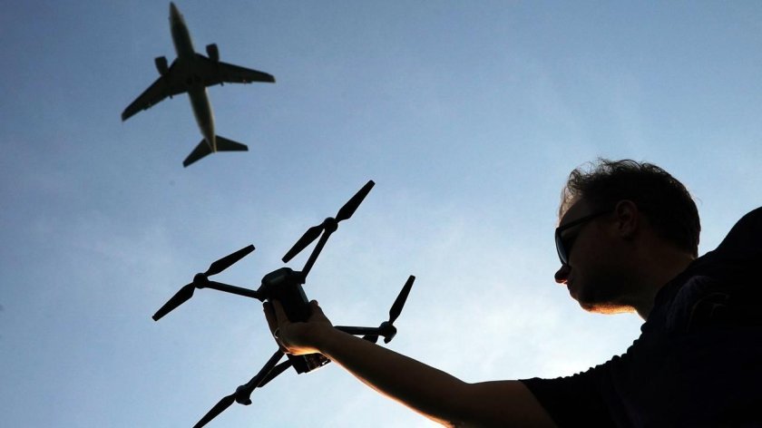 Запуск дронов