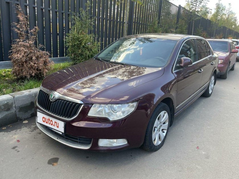 Шкода Суперб 2009 портвейн