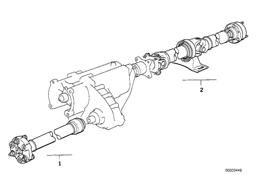 BMW e34 кардан
