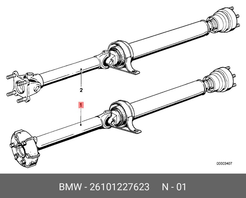 Driveshaft/карданный вал a6564102902