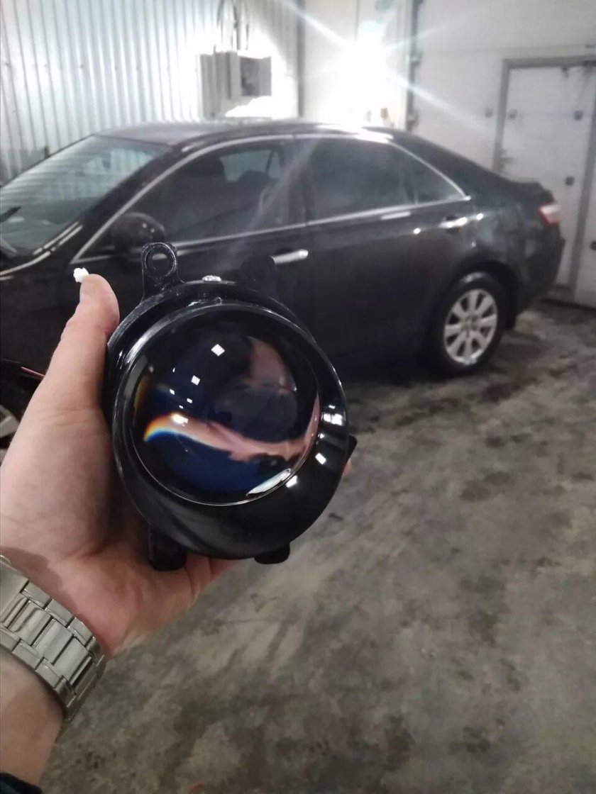 Линзовые ПТФ Камри 40