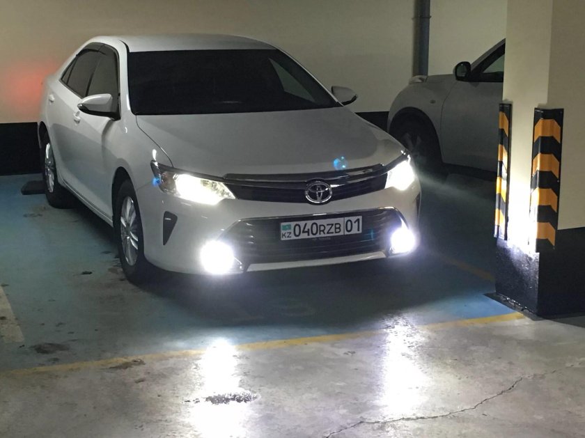 Камри 50 лед лампы