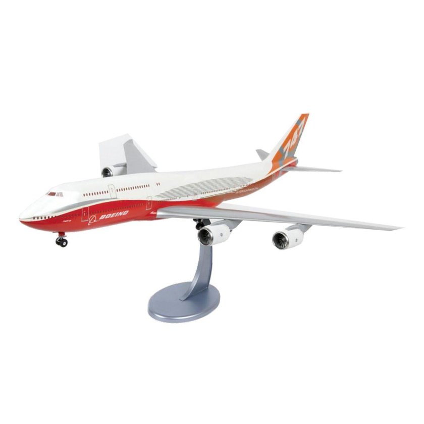 Пассажирский авиалайнер Боинг 747-8 сборная модель звезда