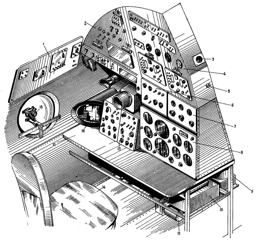 Кабина штурмана АН-26