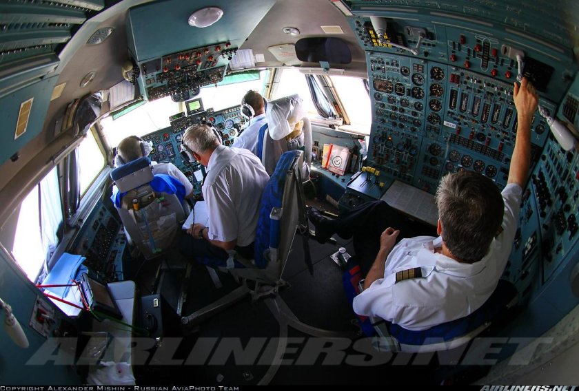 Ил-86 кабина