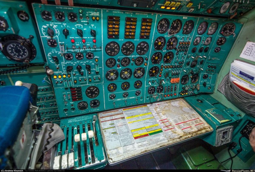 Приборная панель ил-86