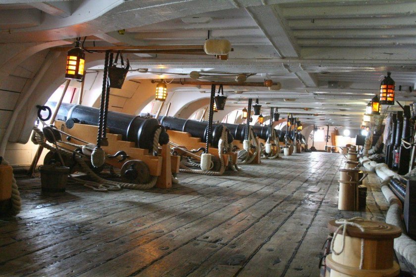 HMS Victory корабль внутри