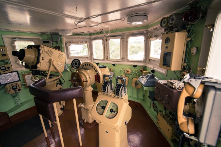 Капитанская рубка эсминца