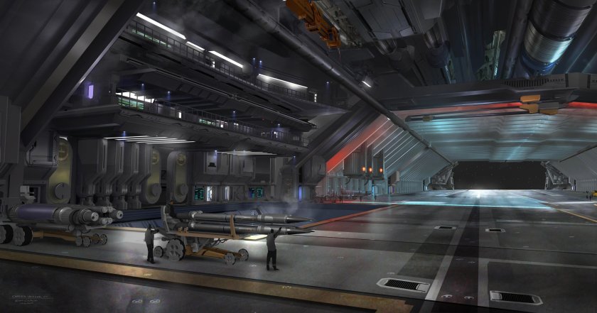 Sci Fi Spaceship Interior Star Citizen