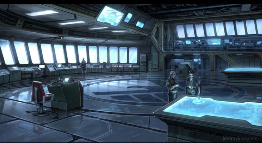 Капитанский мостик вархаммер 40000