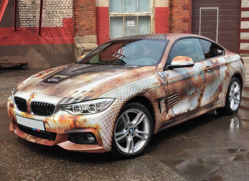 BMW x6 винилография