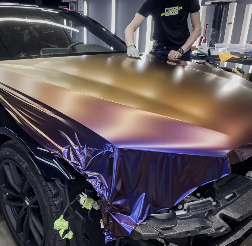 Пленка Carbins хром