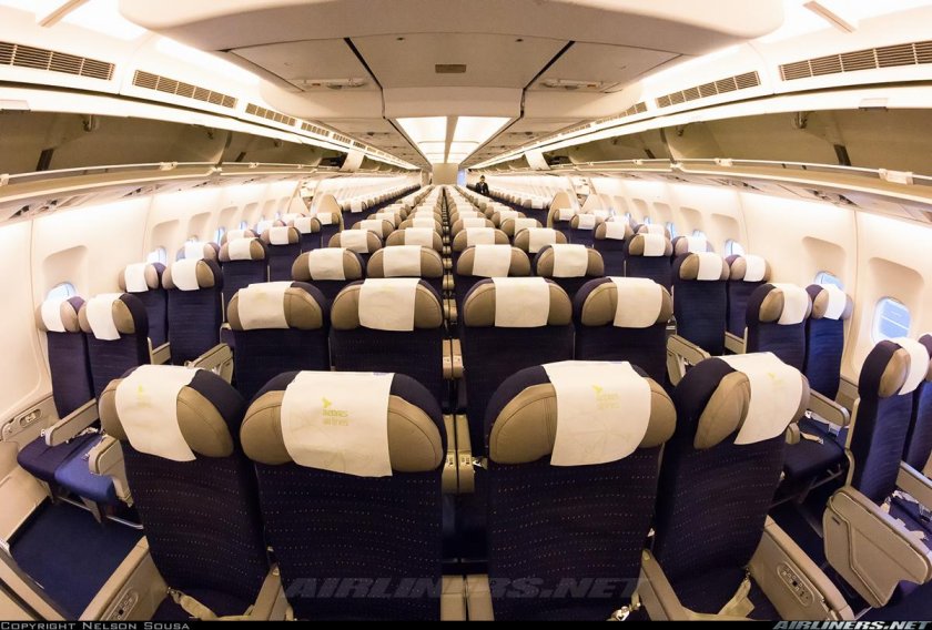 Airbus a310 салон