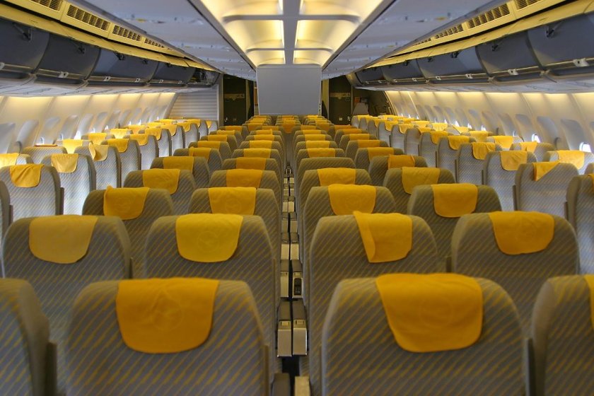 Самолёт Аэробус а310 салон