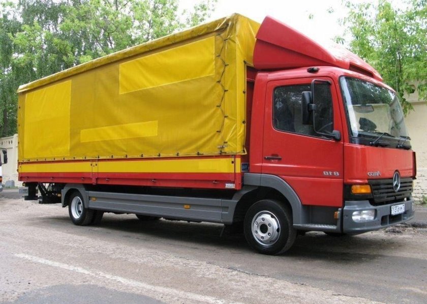 Мерседес Атего тентованный 5т