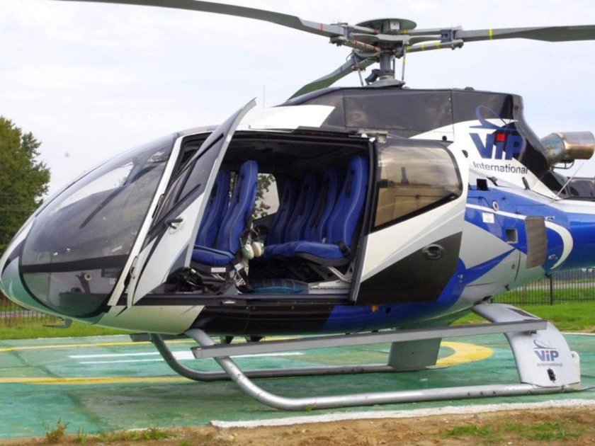 Eurocopter ec130 кабина
