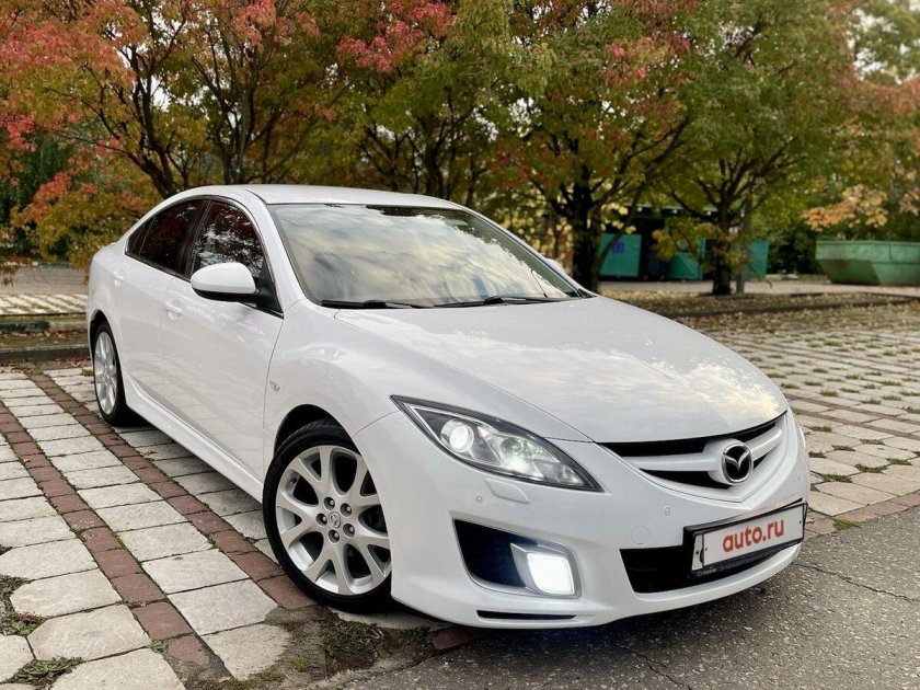 Мазда 6 GH белый перламутр