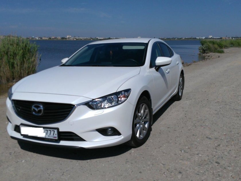 Мазда 6 2014 белый перламутр