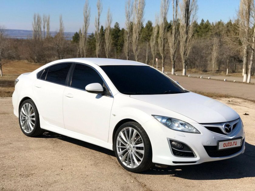 Мазда 6 GH белая