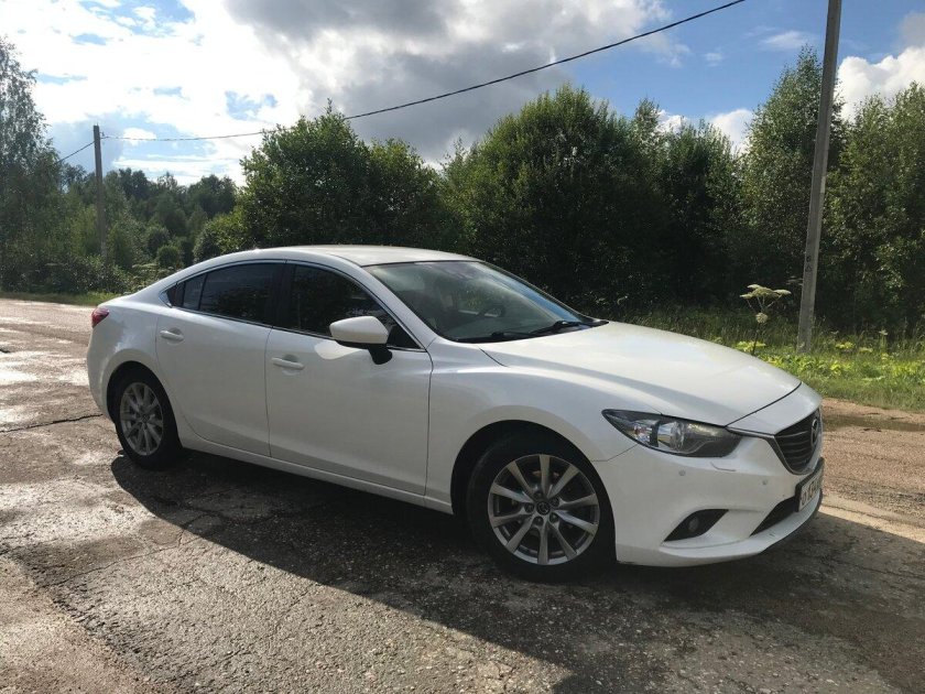 Мазда 6 2014 белая